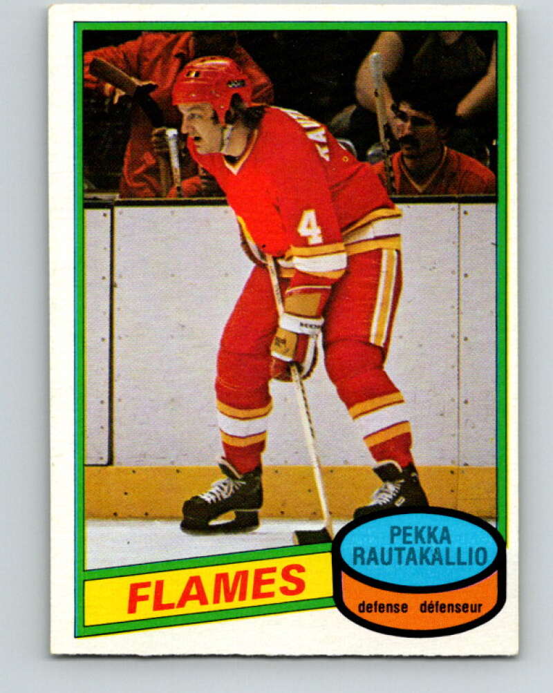1980-81 O-Pee-Chee #356 Pekka Rautakallio Calgary Flames V40661