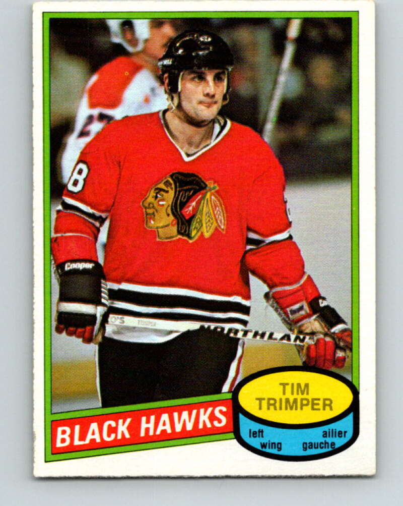 1980-81 O-Pee-Chee #357 Tim Trimper RC Rookie Chicago Blackhawks V40673
