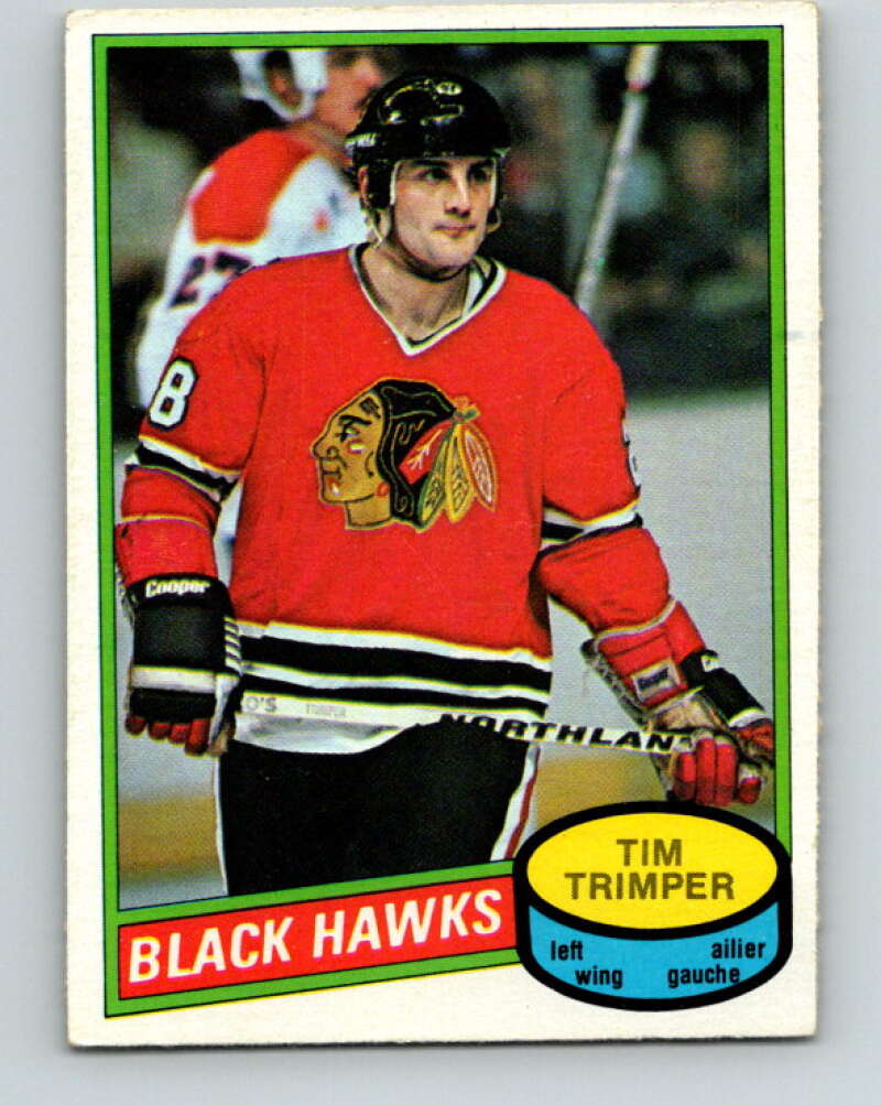 1980-81 O-Pee-Chee #357 Tim Trimper RC Rookie Chicago Blackhawks V40674