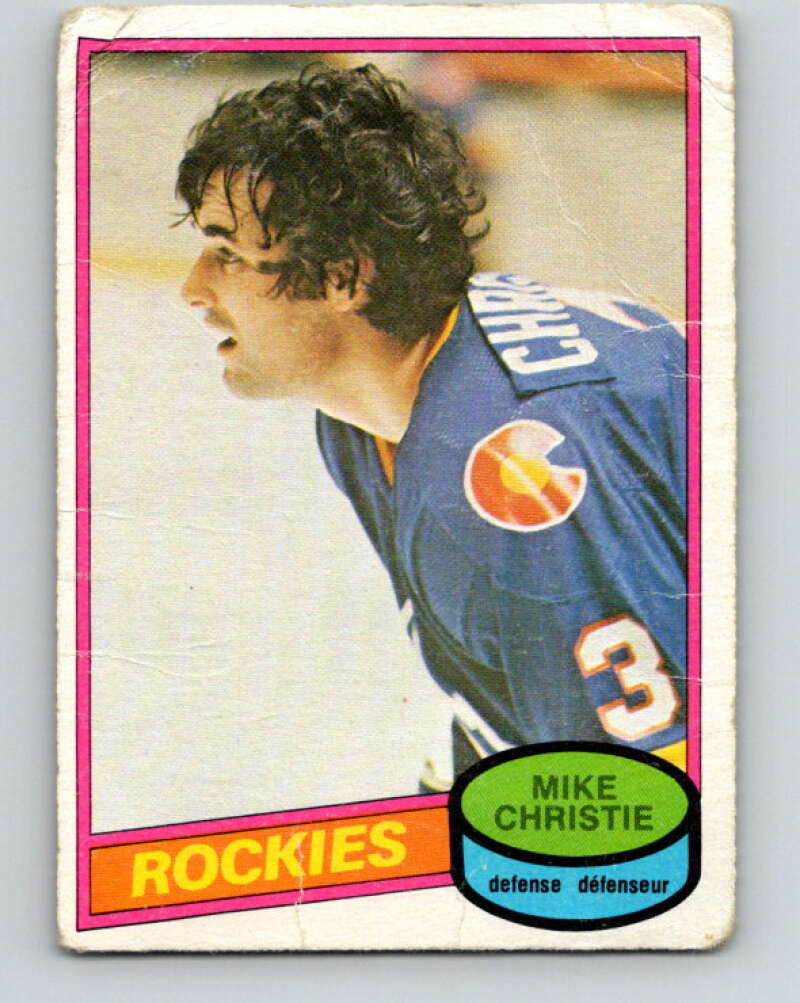 1980-81 O-Pee-Chee #358 Mike Christie Colorado Rockies V40684