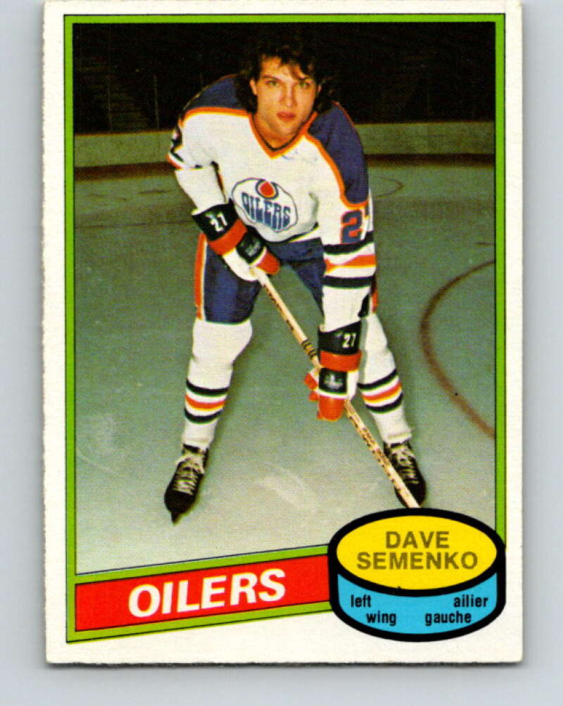 1980-81 O-Pee-Chee #360 Dave Semenko Edmonton Oilers V40700