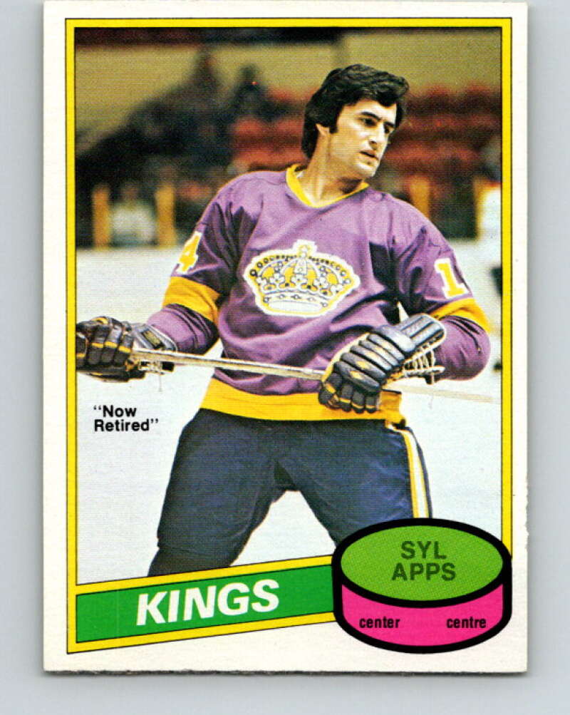 1980-81 O-Pee-Chee #362 Syl Apps Jr. Los Angeles Kings V40713
