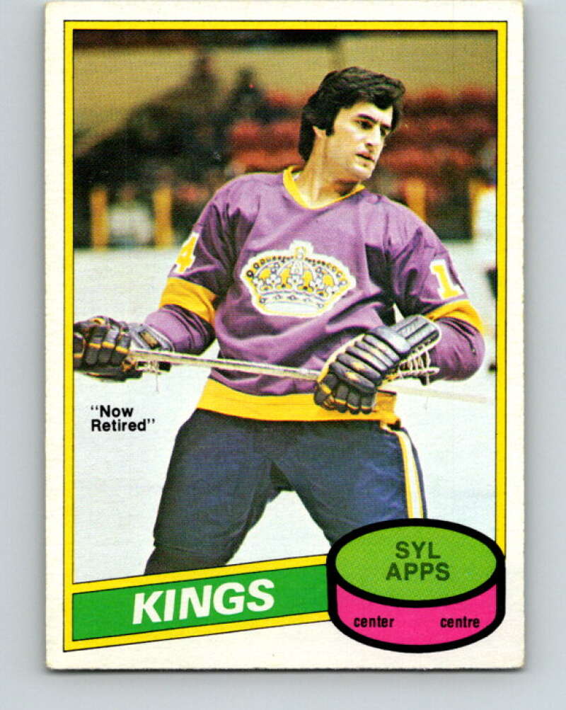 1980-81 O-Pee-Chee #362 Syl Apps Jr. Los Angeles Kings V40714