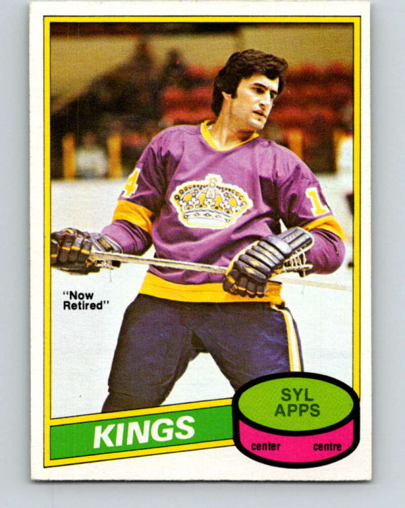 1980-81 O-Pee-Chee #362 Syl Apps Jr. Los Angeles Kings V40719