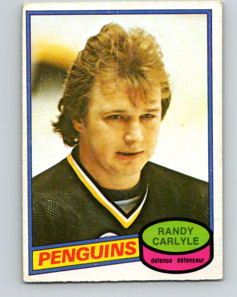 1980-81 O-Pee-Chee #367 Randy Carlyle Pittsburgh Penguins V40769