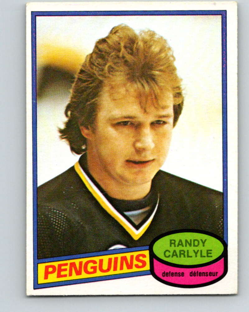 1980-81 O-Pee-Chee #367 Randy Carlyle Pittsburgh Penguins V40771