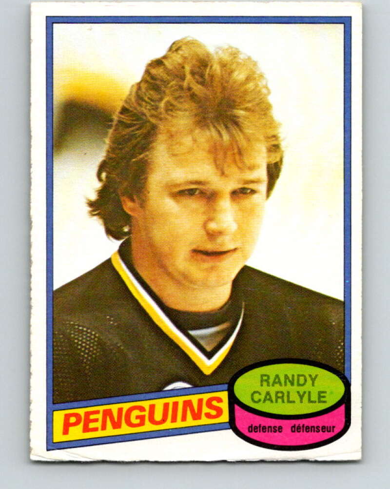 1980-81 O-Pee-Chee #367 Randy Carlyle Pittsburgh Penguins V40772