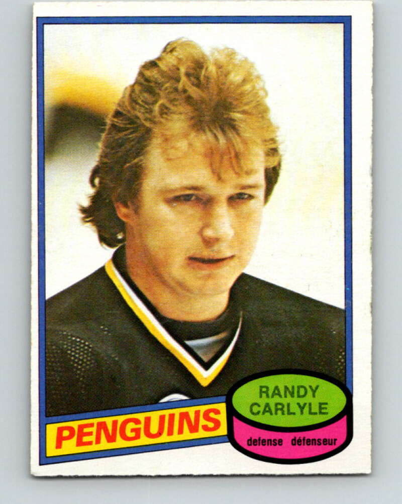 1980-81 O-Pee-Chee #367 Randy Carlyle Pittsburgh Penguins V40776