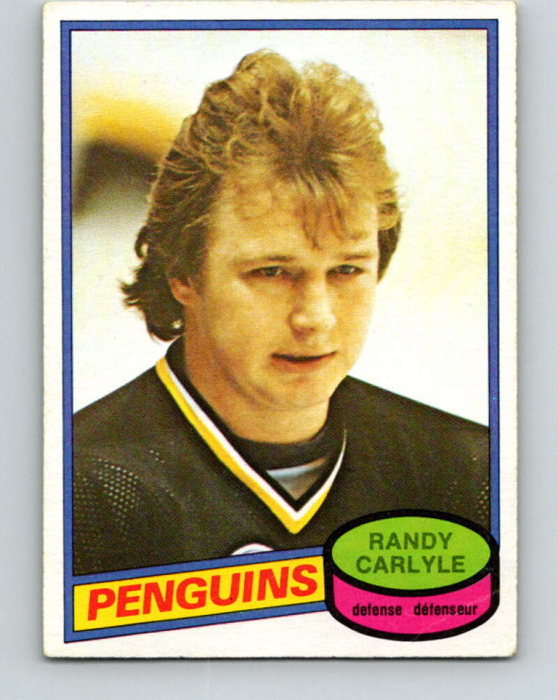 1980-81 O-Pee-Chee #367 Randy Carlyle Pittsburgh Penguins V40777