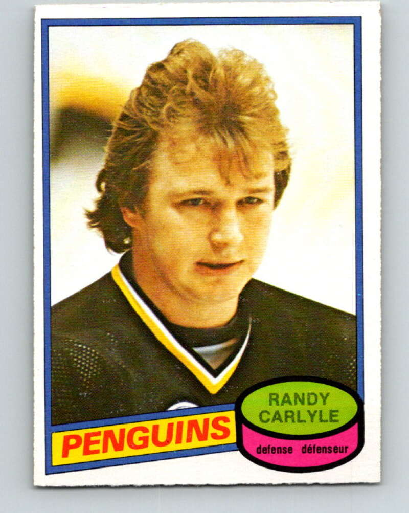 1980-81 O-Pee-Chee #367 Randy Carlyle Pittsburgh Penguins V40778