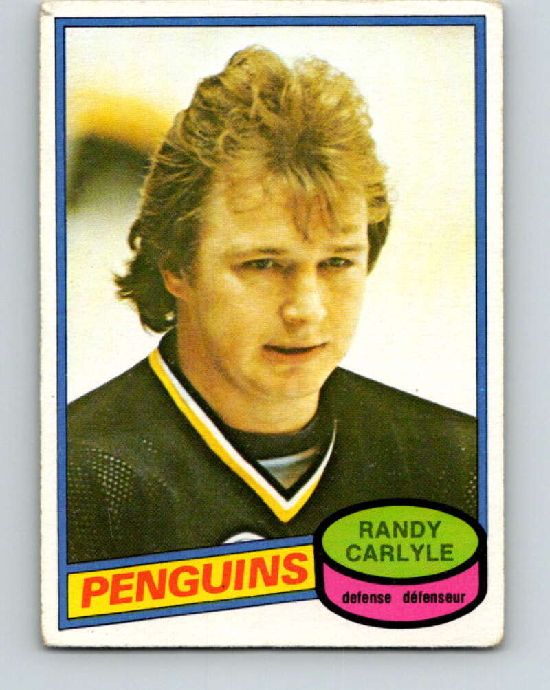 1980-81 O-Pee-Chee #367 Randy Carlyle Pittsburgh Penguins V40779