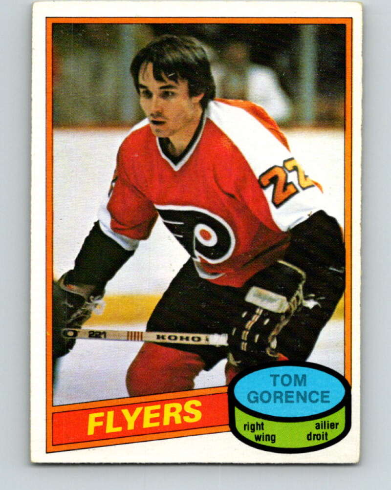 1980-81 O-Pee-Chee #368 Tom Gorence Philadelphia Flyers V40787