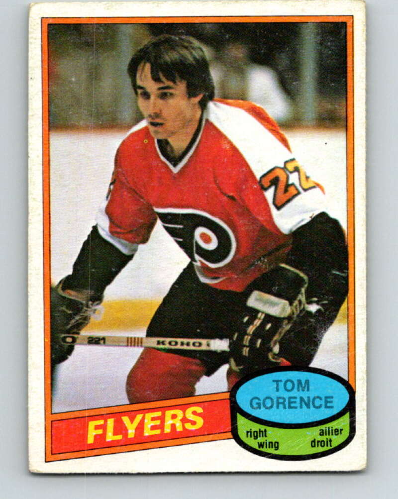 1980-81 O-Pee-Chee #368 Tom Gorence Philadelphia Flyers V40793