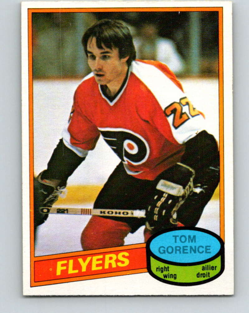 1980-81 O-Pee-Chee #368 Tom Gorence Philadelphia Flyers V40794