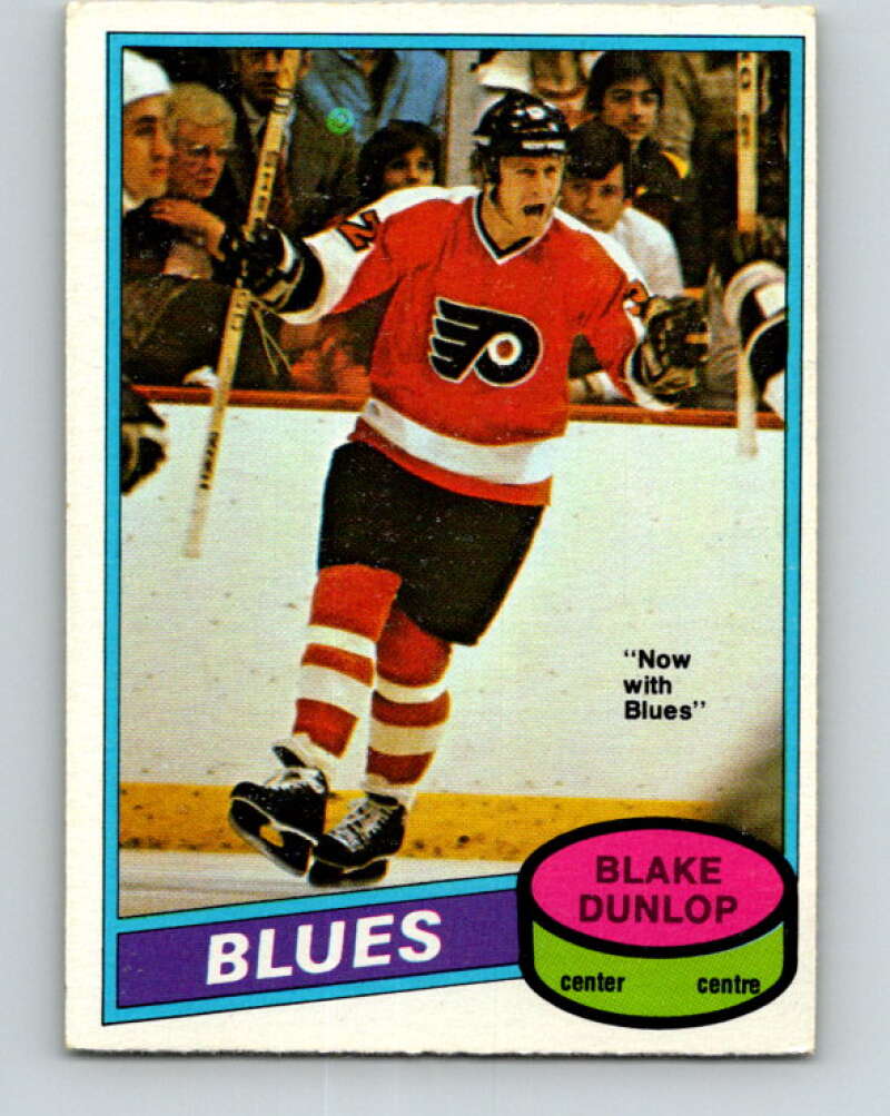 1980-81 O-Pee-Chee #370 Blake Dunlop St. Louis Blues V40812