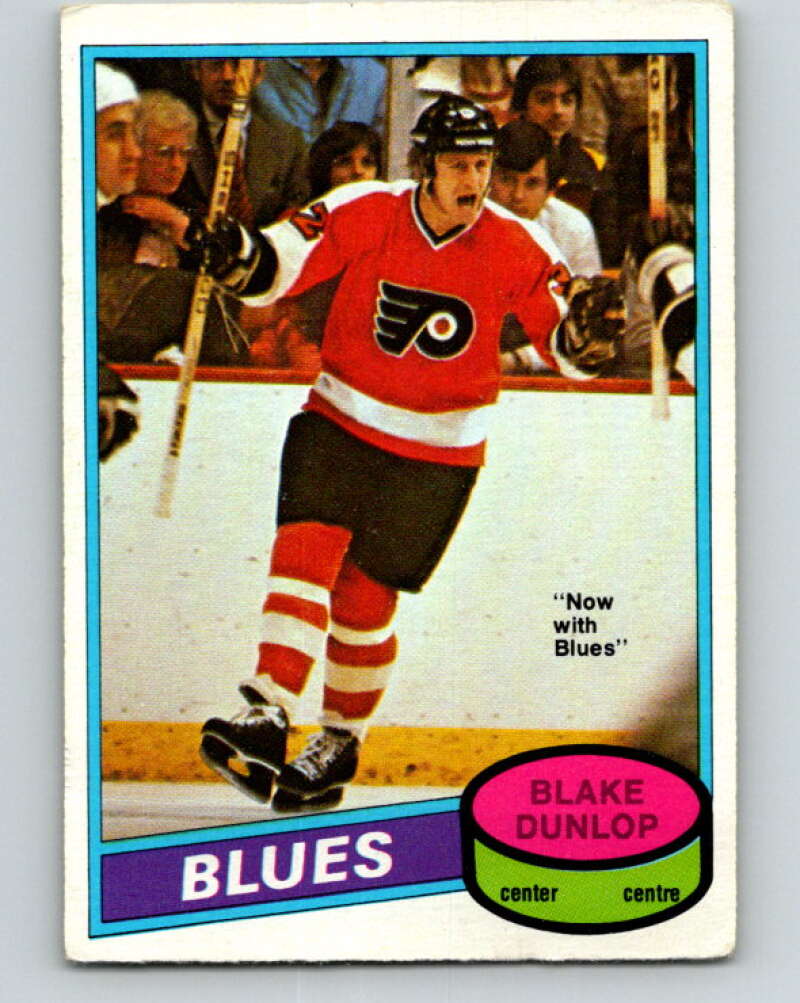 1980-81 O-Pee-Chee #370 Blake Dunlop St. Louis Blues V40813