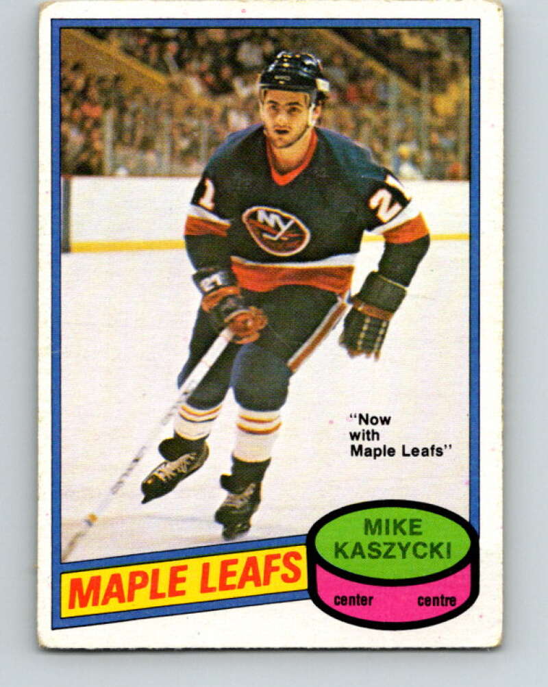 1980-81 O-Pee-Chee #371 Mike Kaszycki Toronto Maple Leafs V40823