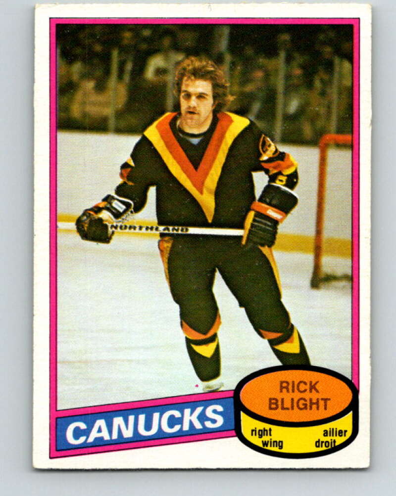 1980-81 O-Pee-Chee #372 Rick Blight Vancouver Canucks V40831