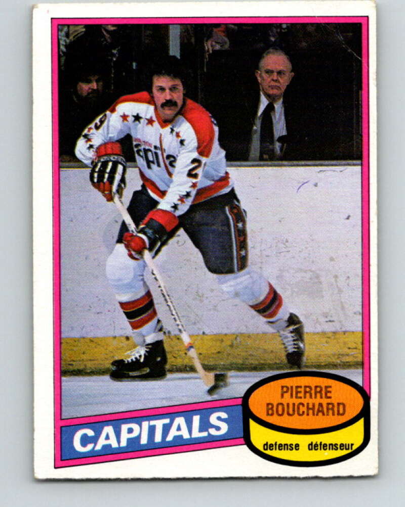 1980-81 O-Pee-Chee #373 Pierre Bouchard Washington Capitals V40840