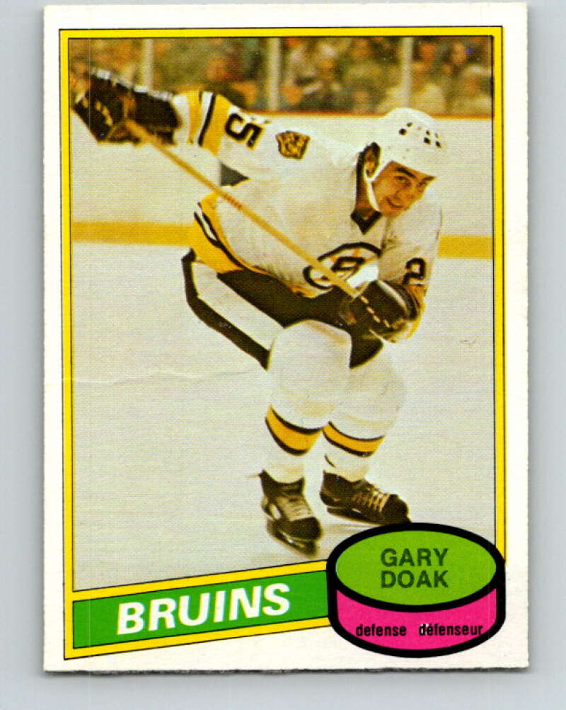 1980-81 O-Pee-Chee #374 Gary Doak Boston Bruins V40853