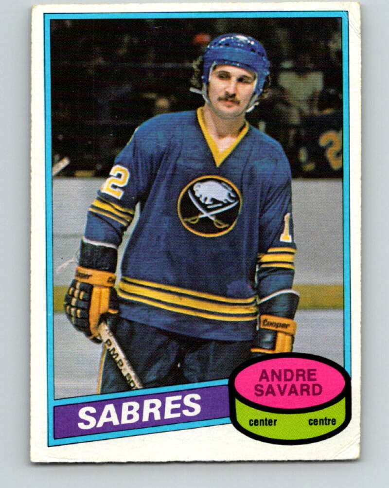 1980-81 O-Pee-Chee #375 Andre Savard Buffalo Sabres V40860