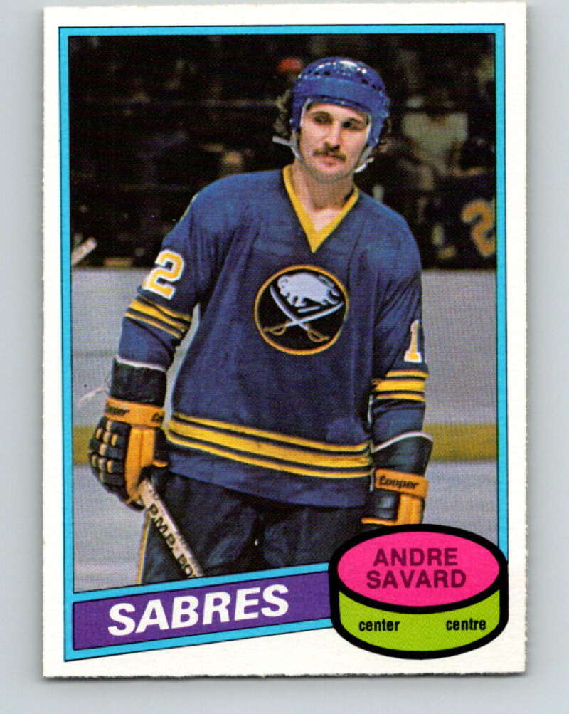 1980-81 O-Pee-Chee #375 Andre Savard Buffalo Sabres V40862
