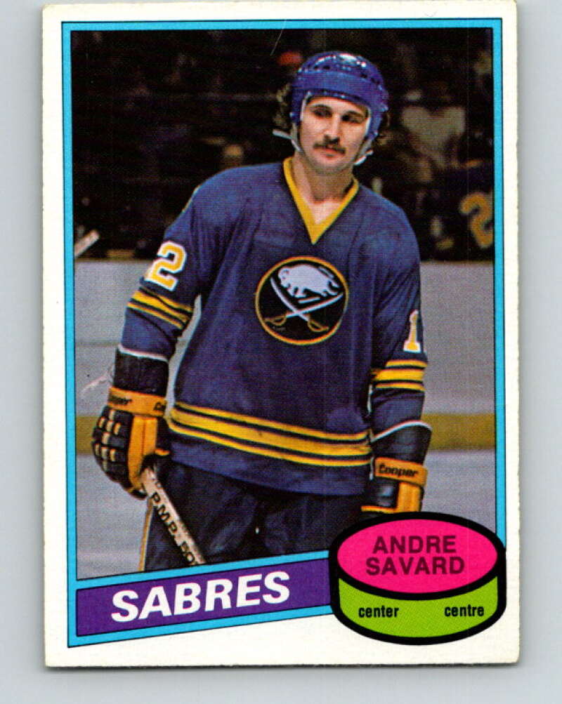 1980-81 O-Pee-Chee #375 Andre Savard Buffalo Sabres V40864