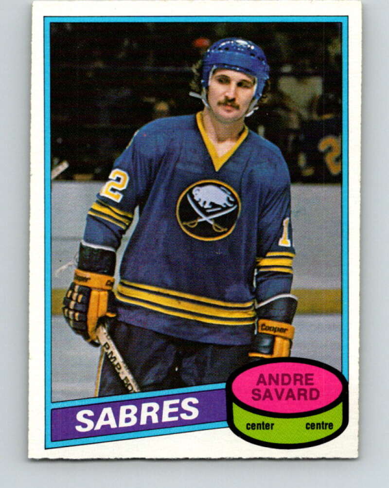 1980-81 O-Pee-Chee #375 Andre Savard Buffalo Sabres V40865