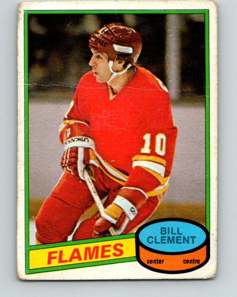 1980-81 O-Pee-Chee #376 Bill Clement Calgary Flames V40872