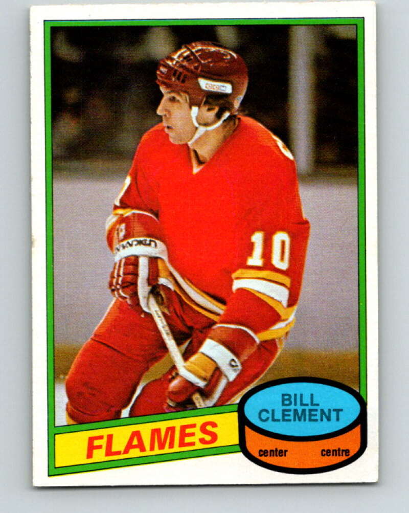 1980-81 O-Pee-Chee #376 Bill Clement Calgary Flames V40875