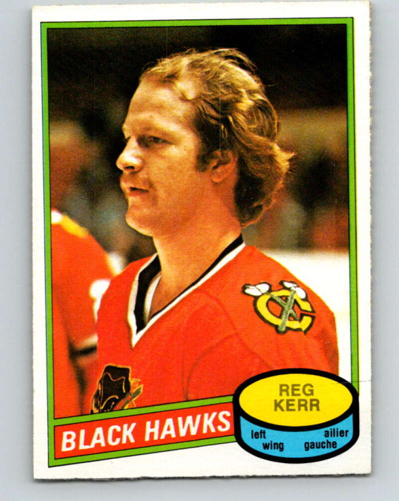 1980-81 O-Pee-Chee #377 Reg Kerr Chicago Blackhawks V40877