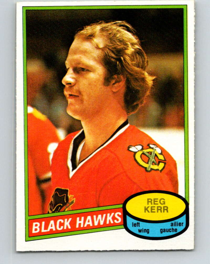 1980-81 O-Pee-Chee #377 Reg Kerr Chicago Blackhawks V40885