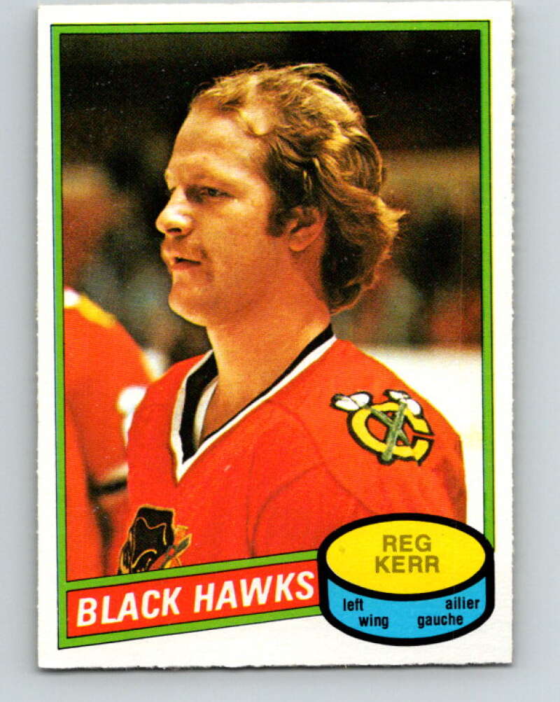 1980-81 O-Pee-Chee #377 Reg Kerr Chicago Blackhawks V40886