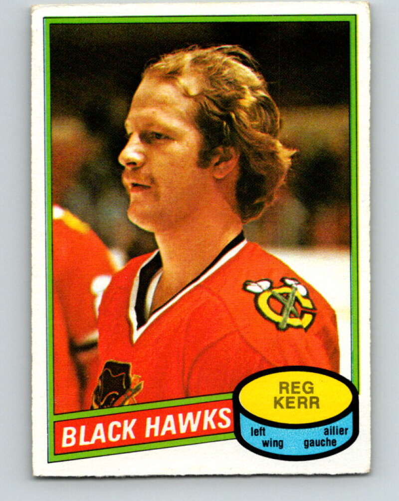 1980-81 O-Pee-Chee #377 Reg Kerr Chicago Blackhawks V40889