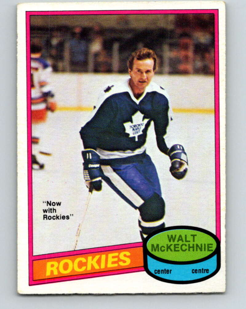 1980-81 O-Pee-Chee #378 Walt McKechnie Colorado Rockies V40897