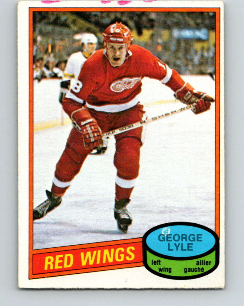 1980-81 O-Pee-Chee #379 George Lyle RC Rookie Detroit Red Wings V40905