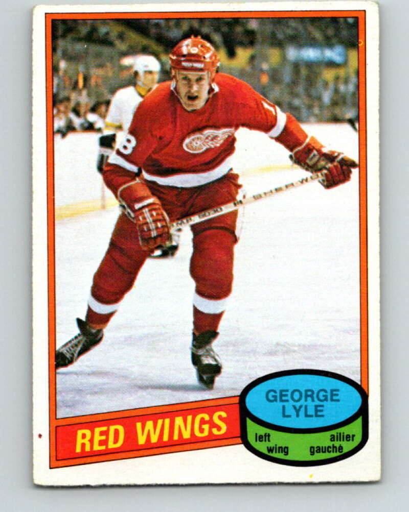 1980-81 O-Pee-Chee #379 George Lyle RC Rookie Detroit Red Wings V40911