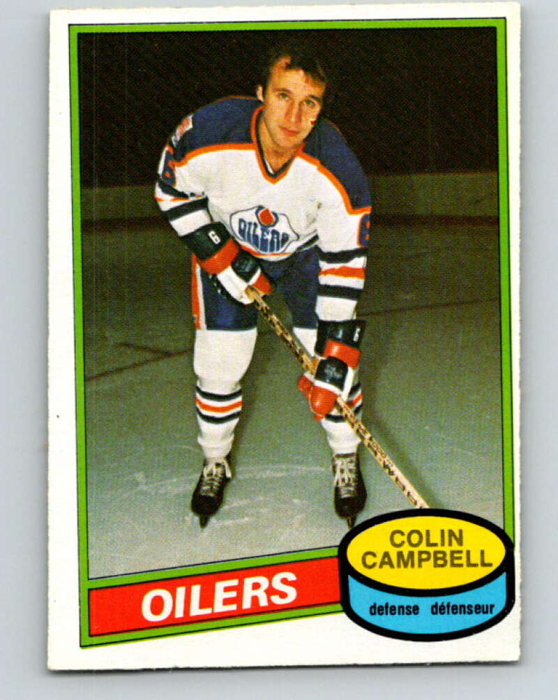 1980-81 O-Pee-Chee #380 Colin Campbell Edmonton Oilers V40916
