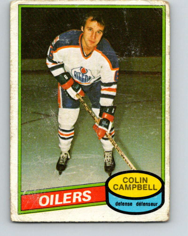 1980-81 O-Pee-Chee #380 Colin Campbell Edmonton Oilers V40920