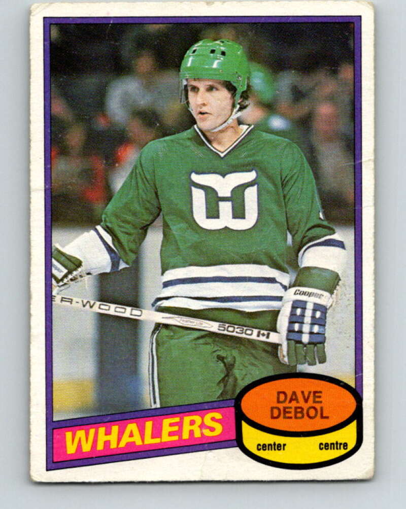1980-81 O-Pee-Chee #381 Dave Debol Hartford Whalers V40925