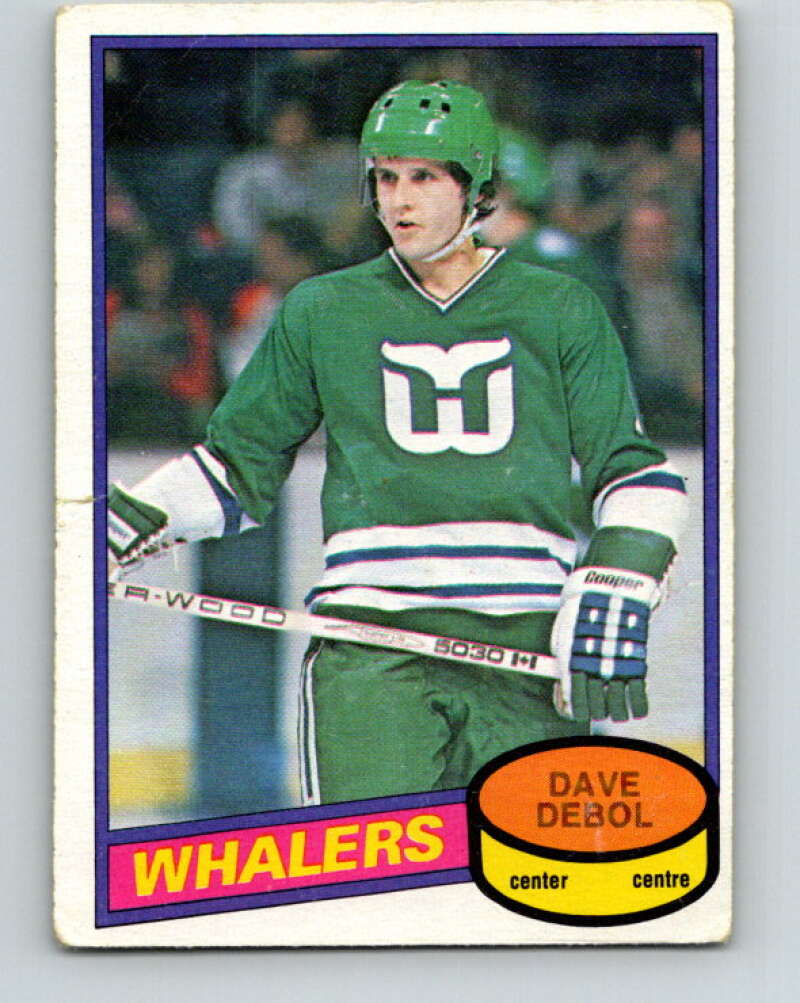 1980-81 O-Pee-Chee #381 Dave Debol Hartford Whalers V40931