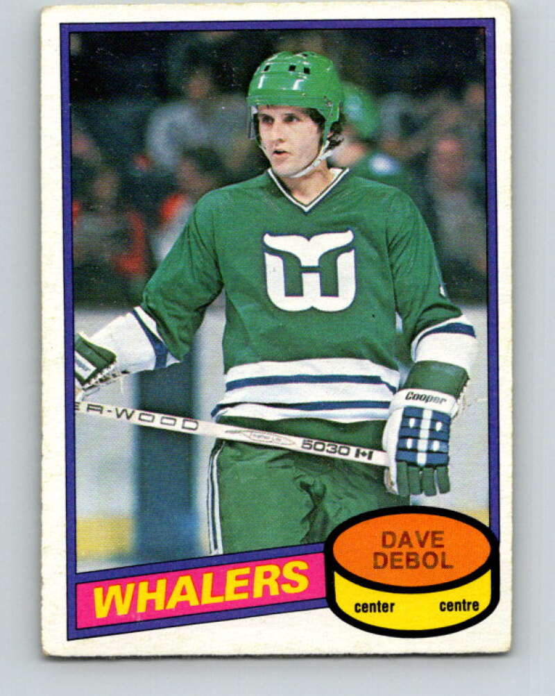 1980-81 O-Pee-Chee #381 Dave Debol Hartford Whalers V40932