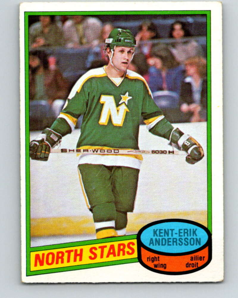 1980-81 O-Pee-Chee #383 Kent-Erik Andersson Minnesota North Stars V40954