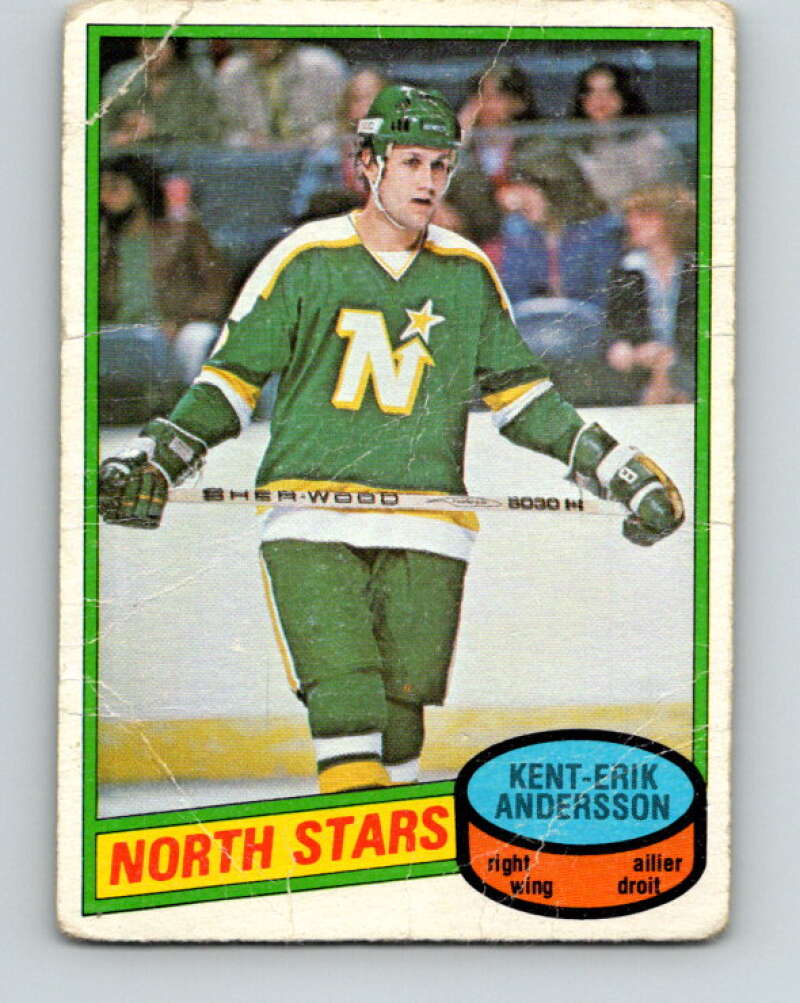 1980-81 O-Pee-Chee #383 Kent-Erik Andersson Minnesota North Stars V40958