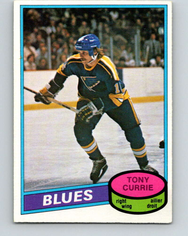 1980-81 O-Pee-Chee #384 Tony Currie RC Rookie St. Louis Blues V40970