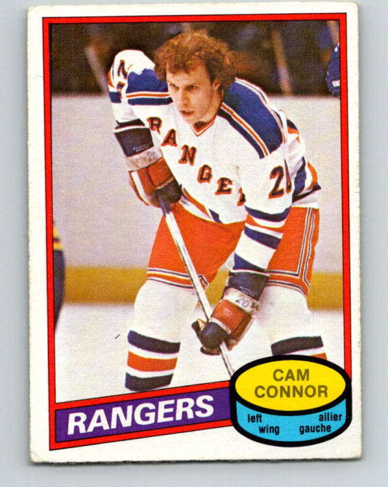 1980-81 O-Pee-Chee #387 Cam Connor New York Rangers V40978