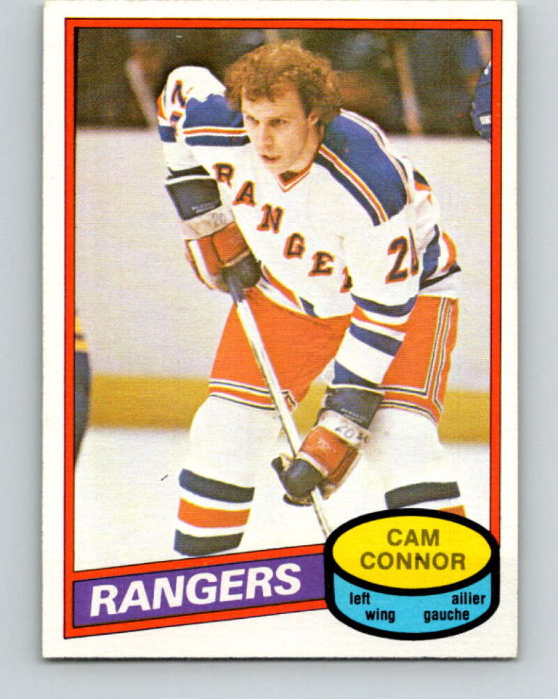 1980-81 O-Pee-Chee #387 Cam Connor New York Rangers V40979