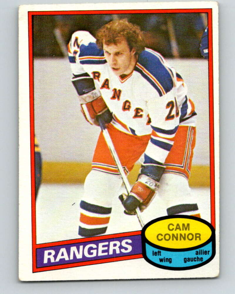 1980-81 O-Pee-Chee #387 Cam Connor New York Rangers V40980