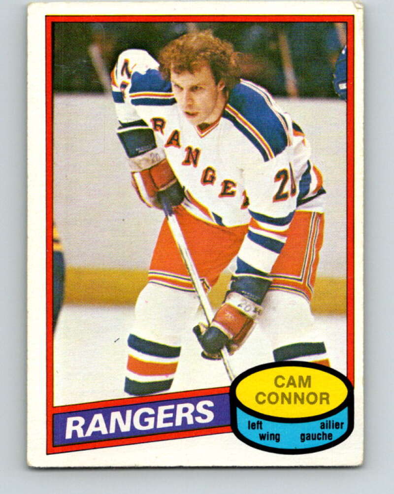 1980-81 O-Pee-Chee #387 Cam Connor New York Rangers V40981
