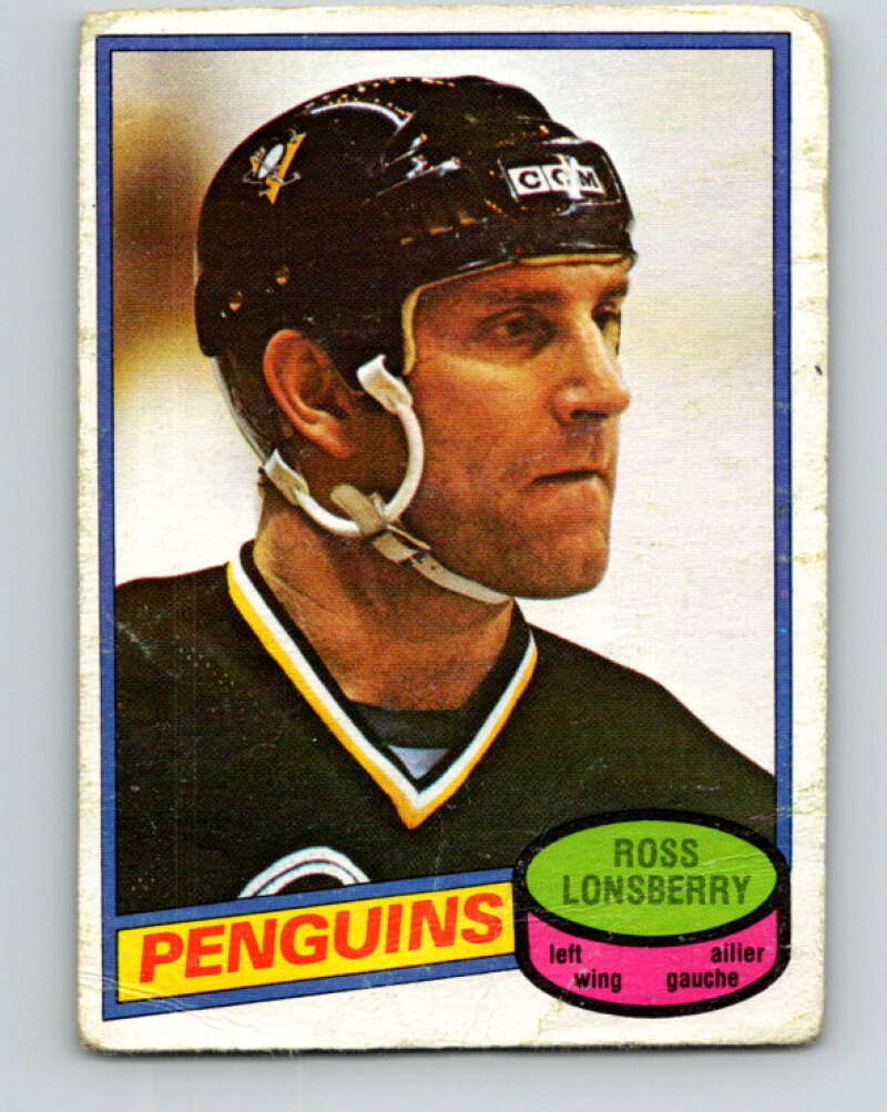 1980-81 O-Pee-Chee #388 Ross Lonsberry Pittsburgh Penguins V40986
